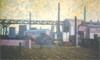 "Industrial landscape" thumbnail painting