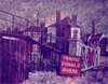 "Railway crossing" thumbnail painting