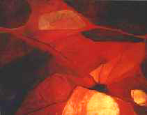 Lughnasad-Oil paint and fabric on canvas 12 x 6ft 