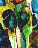 Uterine Grove - Oil paint on canvas - 4 x 5ft